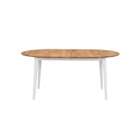 RO Filip Extending Dining Table Oval White